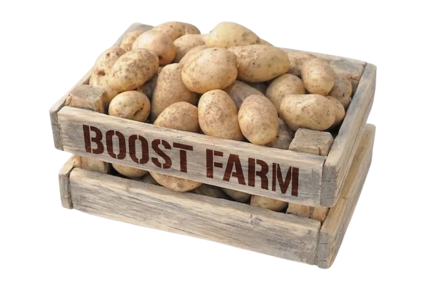 Crate of potatoes